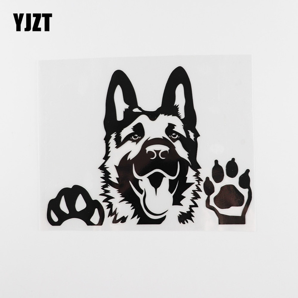 german shepherd car decal