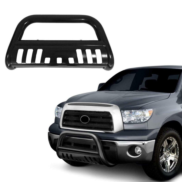 For 2009-18 Dodge Ram 1500 Black Front Bumper Bull Bar Grill Guard Skid ...