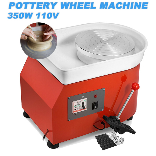 9.5" Continuously Variable Ceramic Potting Machine Clay Pottery Wheel Sculpting 