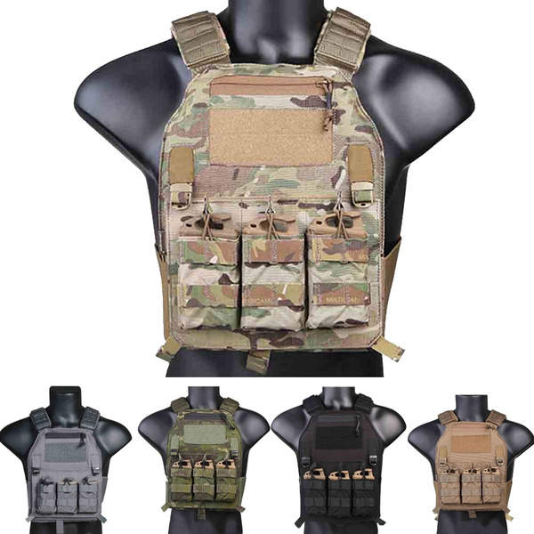 Emersongear Tactical Vest 419 Plate Carrier Molle Combat Assault Vest ...