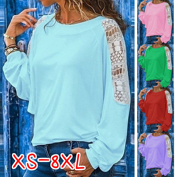 XS-8XL Women's Fashion Autumn and Winter Clothes Casual Solid