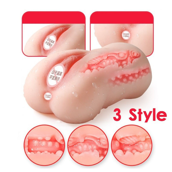 Women Fake Ass Realistic Silicone Soft Massage Toys for Male Wand Sex Toy Relax for Men To Relax