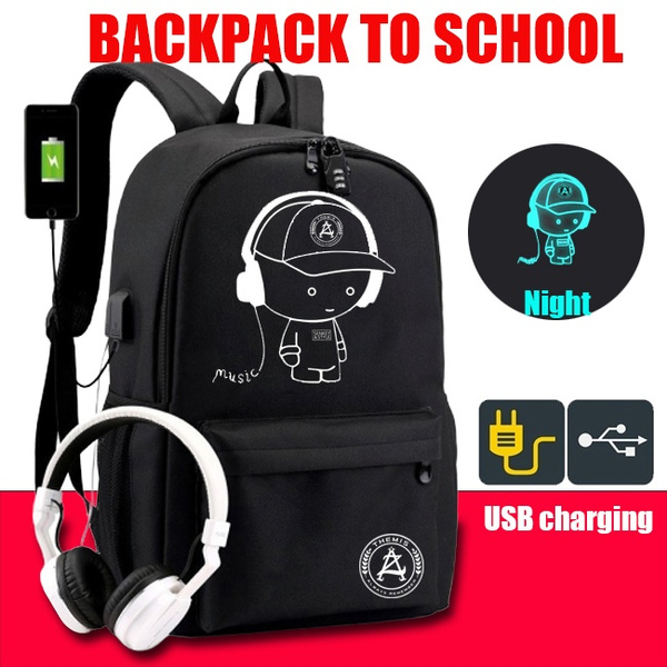 Music shop boy backpack