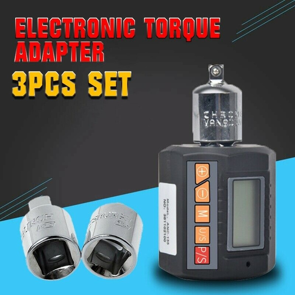 Digital Torque Wrench Adapter 1/2" Adjustable Professional Electronic