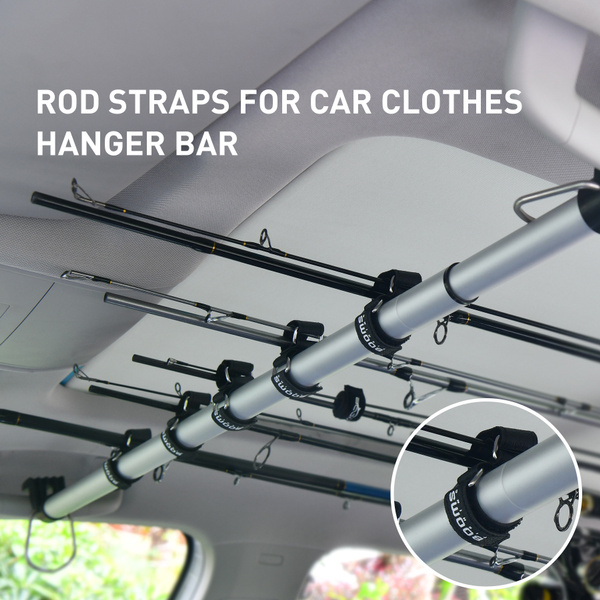 Booms Fishing RB6 Rod Cross Straps for Car Clothes Hanger Bar