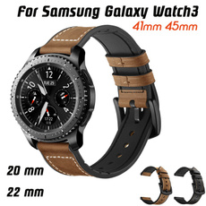 Galaxy S, samsunggalaxywatch3, leatherstrapforwatche, Silicone
