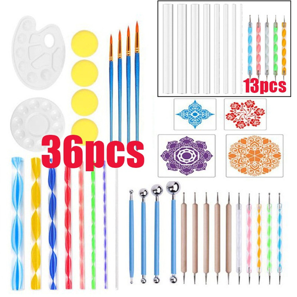  Seattle Luxe 50 Piece Mandala Dotting Tools, Easy-to