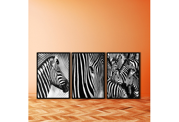Hoelahoep kubus smaak Abstract Art Ikea Zebra Decoration Canvas Print Painting Poster Art Wall  Pictures for Living Room Home Decor HD 3P(No Framed) | Wish