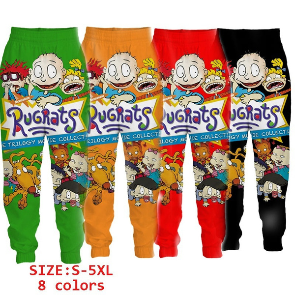 Spring/autumn fashion trousers men and women casual pants cartoon 90's ...