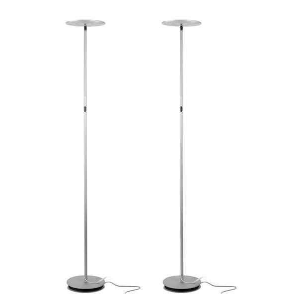 Brightech Sky Led Torchiere Bright Touch Sensor Floor Lamp Silver 2 Pack Wish Brightech Sky Led Torchiere Bright, Touch Sensor Floor Lamp
