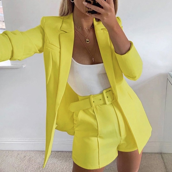 Womens suit store jacket and shorts