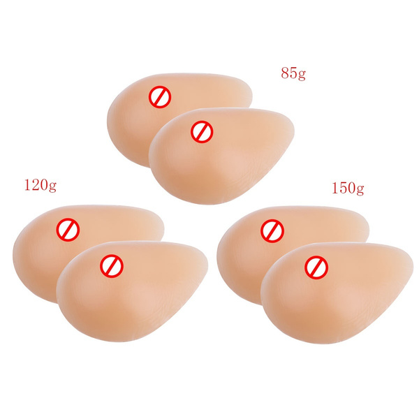 Silicone Mastectomy Breast Forms Bra Pads Silicone Fake Prosthesis for  Small Breast Woman