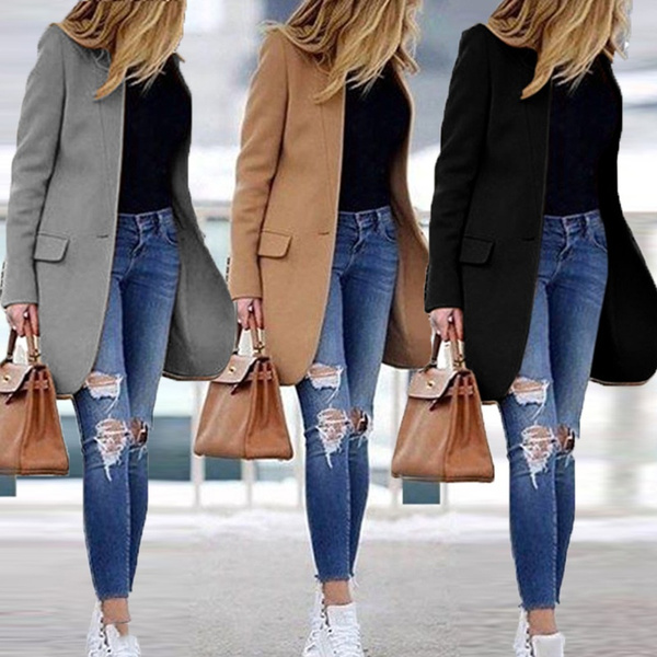 Fashion Women Autumn Winter Business 