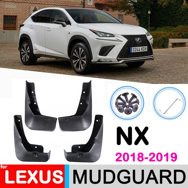 4Pcs For Lexus NX NX200 NX300 2018~2019 Car Mud Flaps Front Rear