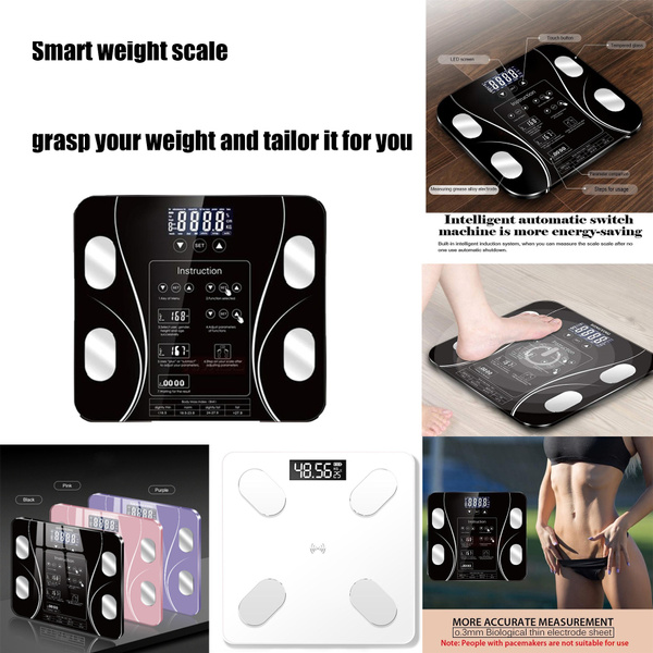 High Precision Smart BMI Body Fat Scales Touch Control Digital