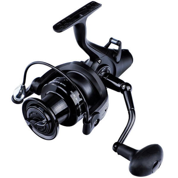 Sougayilang Carp Spinning Reel Left/Right Black Fishing Reel with 5.1:1  Gear Ratio 12+1 Ball Bearings Freshwater Outdoor Sports Carp Fishing  Tackles Carp Reel for Fishing Lovers