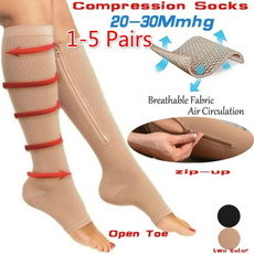 zippersock, compression, Breathable, Socks