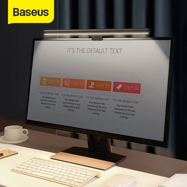 Baseus Screenbar Light Desk Lamp Computer Laptop Screen Bar Hanging Lamp For LCD Lamp Study Reading Light | Wish