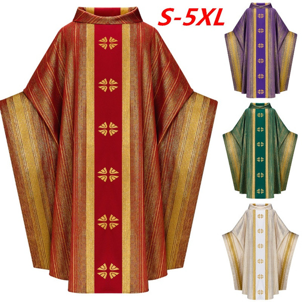 High Quality Men's Fashion Liturgical Robe Vintage Monastic Chasuble