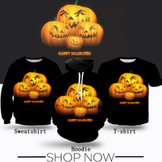 Fashion, Shirt, Halloween, Casual