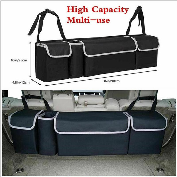 Car Trunk Organizer Car Interior Accessories Back Seat Storage Box Bag