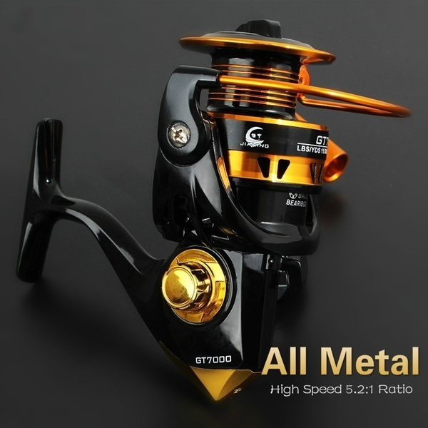 2020 All Metal Fishing Spool Aluminum Spinning 12BB Fishing Reel