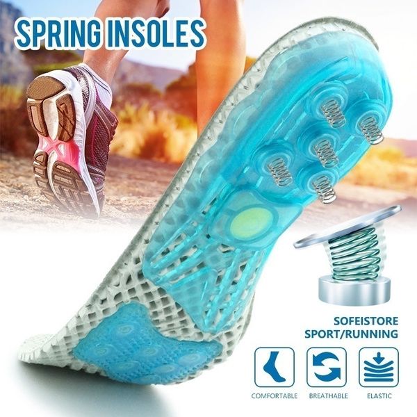 EVA Spring Silicone Gel Shoes Insoles Flat Feet Orthotic Insoles Arch ...