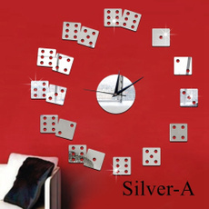 pokerwallclock, Poker, Clock, Home & Living