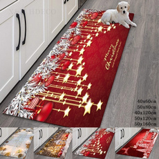 Christmas Non Slip Entrance Door Bathroom Mat Indoor Carpet Doormat Decor Carpet(40*60/50*80/40*120/50*120/50*160cm) 