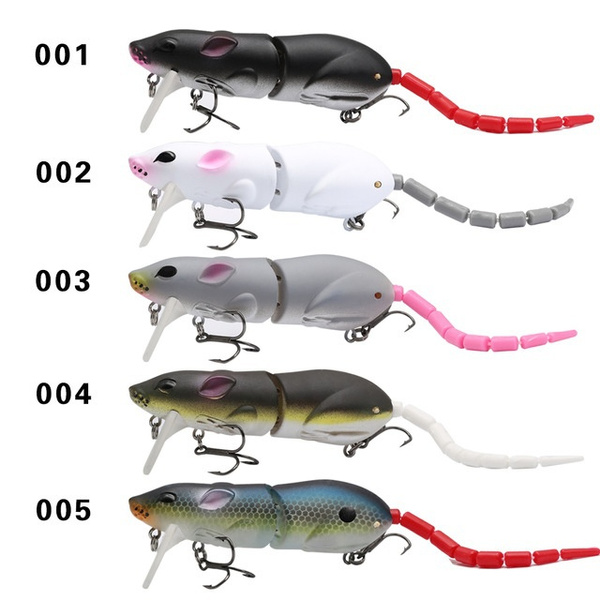 Artificial Fishing Lure Plastic Mouse Lure Swimbait Rat Fishing