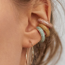 Fashion, Jewelry, Crystal, cartilage earrings