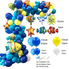 happybirthday, birthdaypartydecorationskid, Shark, cartoonanimalballoon
