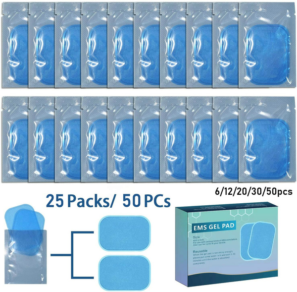 Replacement Hydrogel Pads 6X4cm ABS Electrode Pads For Abdominal