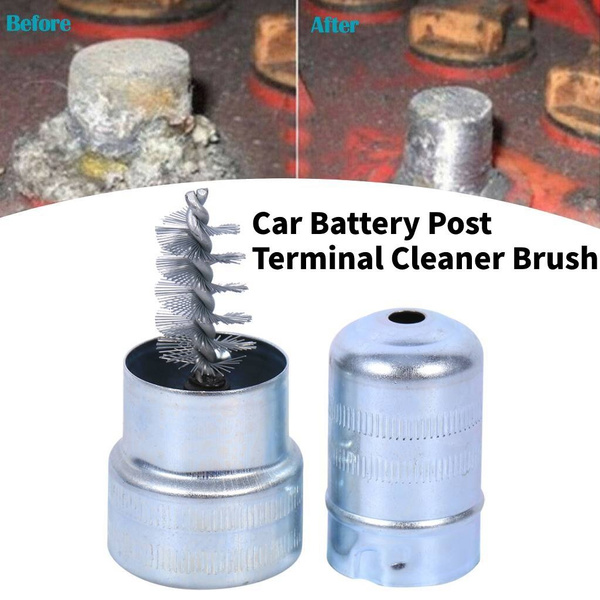 1PCS Car Battery Post Terminal Cleaner Dirt And Corrosion Brush Hand Clean  Tool