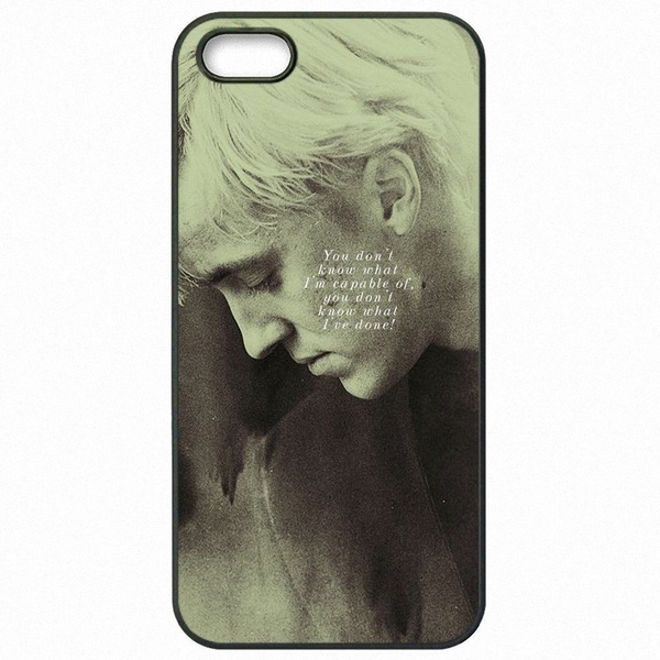 Draco Malfoy Luxury Glass Mobile Phone Case For iphone Samsung