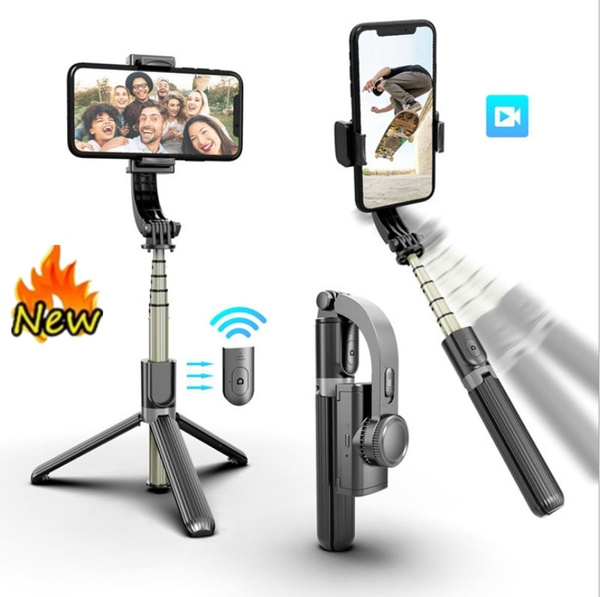 L08 Bluetooth Estabilizador Cardán Selfie Stick Y Trípode 