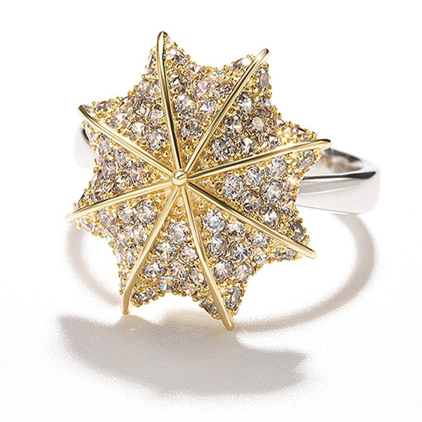 diamond encrusted gold ring