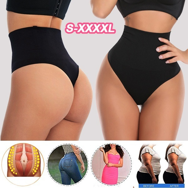 Seamless Women High Waist Slimming Tummy Control Panties Knickers
