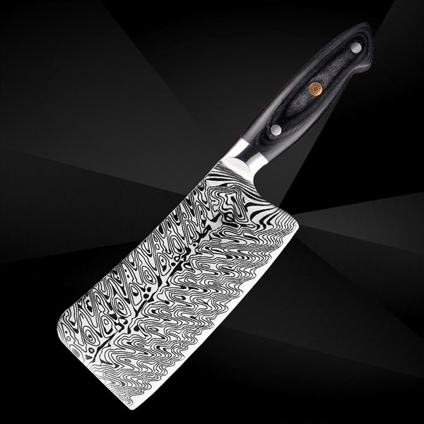 MH Knives Heavy Duty Damascus Chef HandmadeKnife Meat Cleaver Butcher Chopper 25 