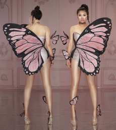 pink, butterfly, leaddancerclothe, Fashion