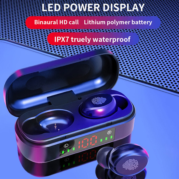 bluetooth 5.0 headset tws wireless earphones mini stereo headphones earbuds 2020
