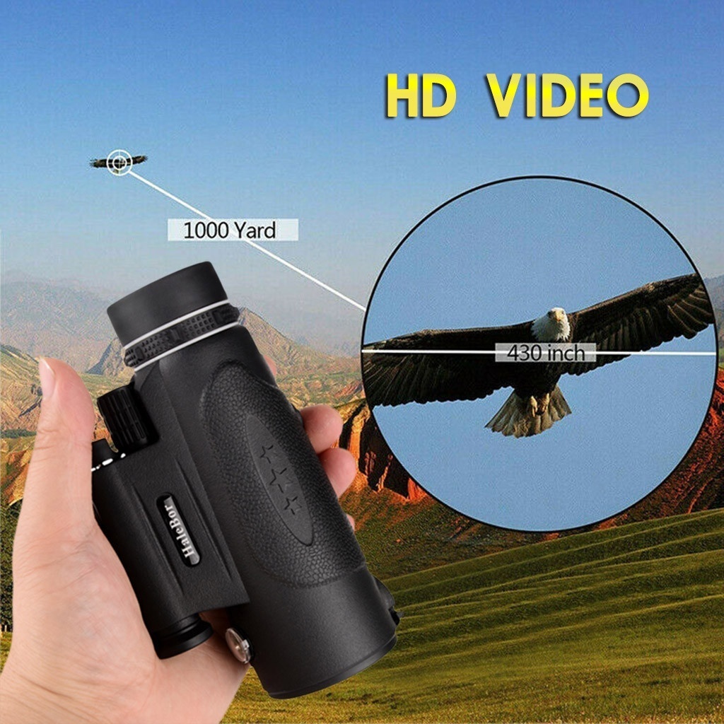 NEW Extra Long 8000M Outdoor Compass Infrared Distance 50x60 HD Day&Night Vision Laser Optical Monocular Hiking Concerts Telescope