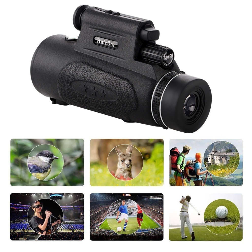 NEW Extra Long 8000M Outdoor Compass Infrared Distance 50x60 HD Day&Night Vision Laser Optical Monocular Hiking Concerts Telescope