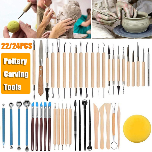 Pottery and Clay Sculpting Tools - Set of 22 –