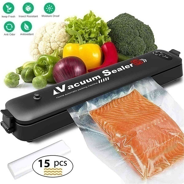 Kitchen Electric Food Vacuum Sealer Machine with Food Saver Bags