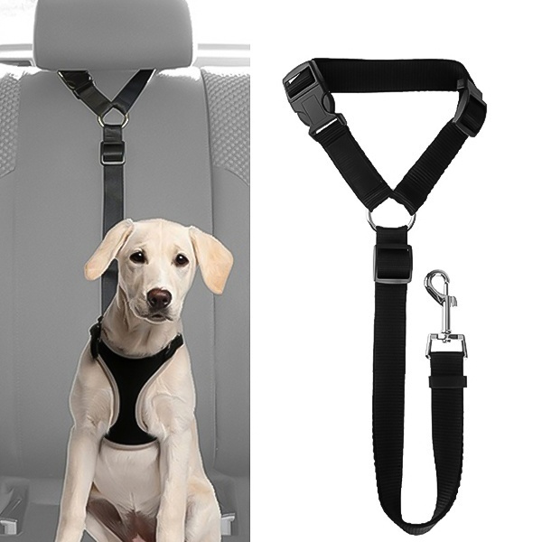 Adjustable Dog Seat Belt Dog Harness Pet Car Vehicle Seat Belt Pet Safety Leash 
