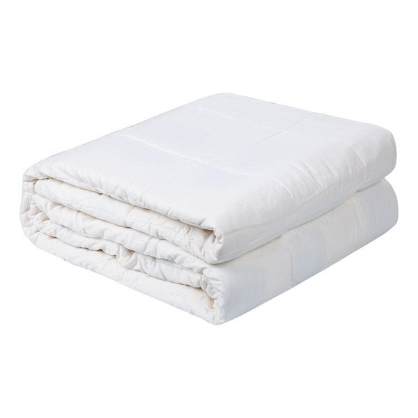 Beckasin Weighted Blanket 10 kg White Sateen Free from polyester