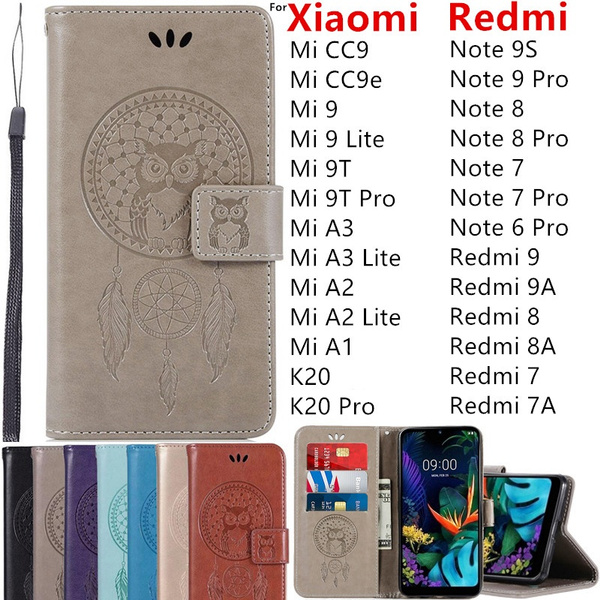 Xiaomi Redmi Note 8 Pro Case, Redmi Mi 9t Leather Case