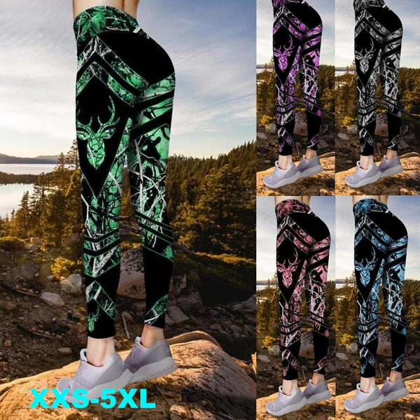 Deer print sale leggings