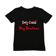 kids clothes, Gifts, letter print, graphic tee